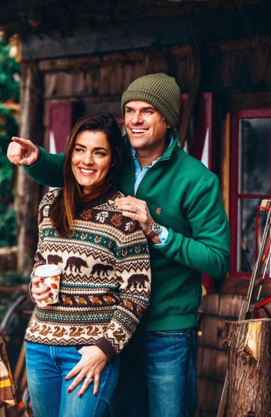 Quarterzips^Kiel James Patrick Adirondack Spruce Quarterzip