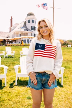 Sweaters^Kiel James Patrick American Yacht Sweater- Cream