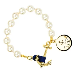 Monogrammed Jewelry^Kiel James Patrick Anchor Atlantic Monogram