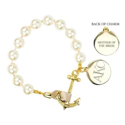 Wedding Gifts For Her^Kiel James Patrick Anchor Atlantic Monogram Wedding Bracelet