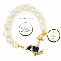 Class Of 2024^Kiel James Patrick Anchor Atlantic Monogram Bracelet --Class Of 2024