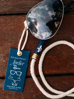 Sunglass Straps^Kiel James Patrick Anchor Ropies White