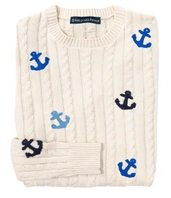 Sweaters^Kiel James Patrick Anchors Away Cable Knit Sweater