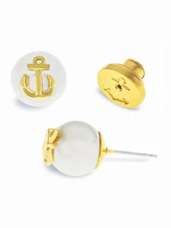 Earrings^Kiel James Patrick Atlantic Pearl - Gold
