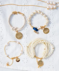 Class Of 2024^Kiel James Patrick Atlantic Pearl Monogram Bracelet--Class Of 2024