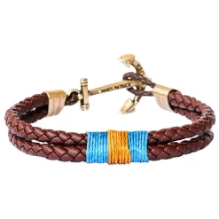 Leather Bracelets^Kiel James Patrick Barnwood Crisp