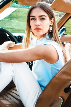 Shirts^Kiel James Patrick Blue Bay Ruffle Shirt