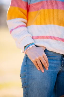 Bracelets And Bangles^Kiel James Patrick Blue Lagoon Shell Bracelet