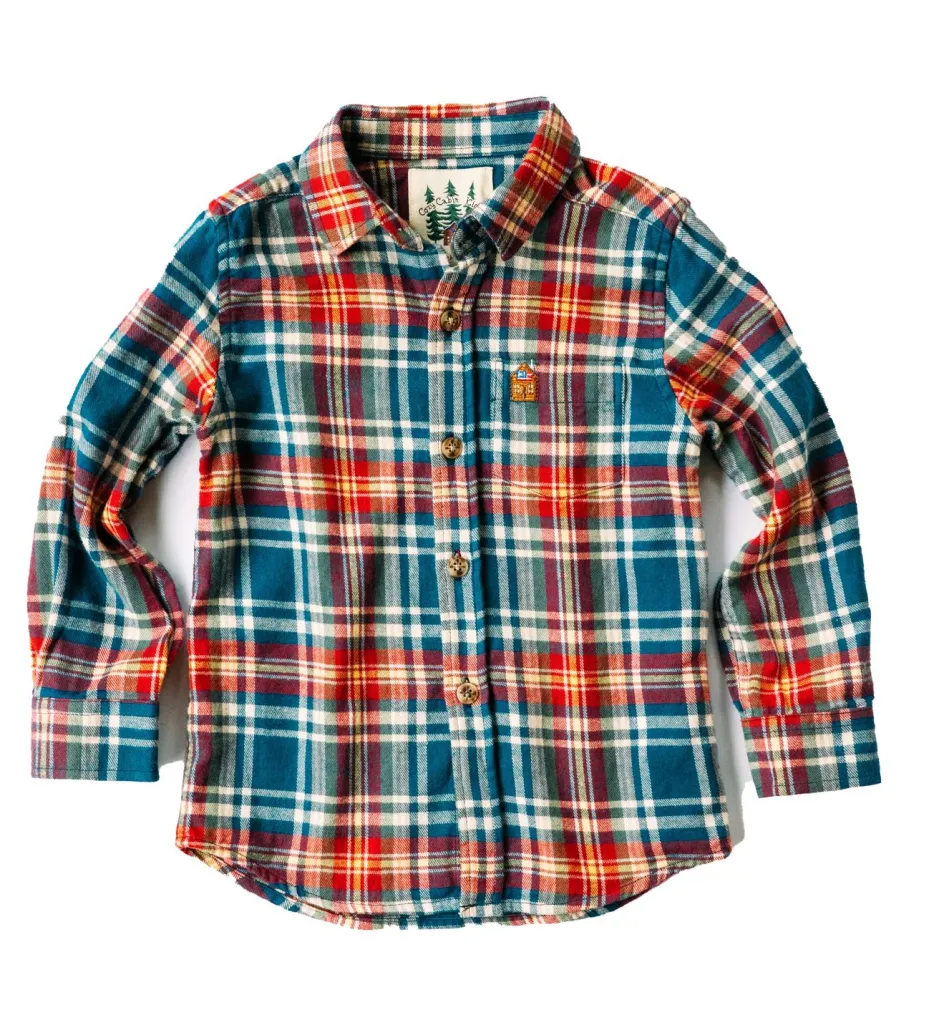 Shirts^Kiel James Patrick Blue Ridge Mountain Kids Flannel Shirt