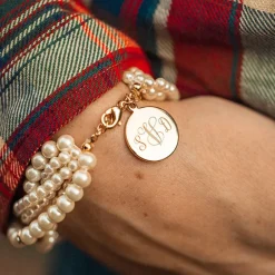 Monogrammed Jewelry^Kiel James Patrick Calypso Sea Monogram Bracelet