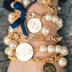 Monogrammed Jewelry^Kiel James Patrick Calypso Sea Monogram Bracelet