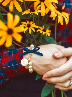 Bracelets And Bangles^Kiel James Patrick Classy Girls Wear Pearls Monogram Bracelet
