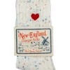 Socks^Kiel James Patrick Cream Heart Donegal Socks