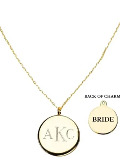 Wedding Gifts For Her^Kiel James Patrick Golden Wedding Pendant