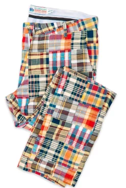 Pants^Kiel James Patrick Hyannis Patchwork Madras Pants