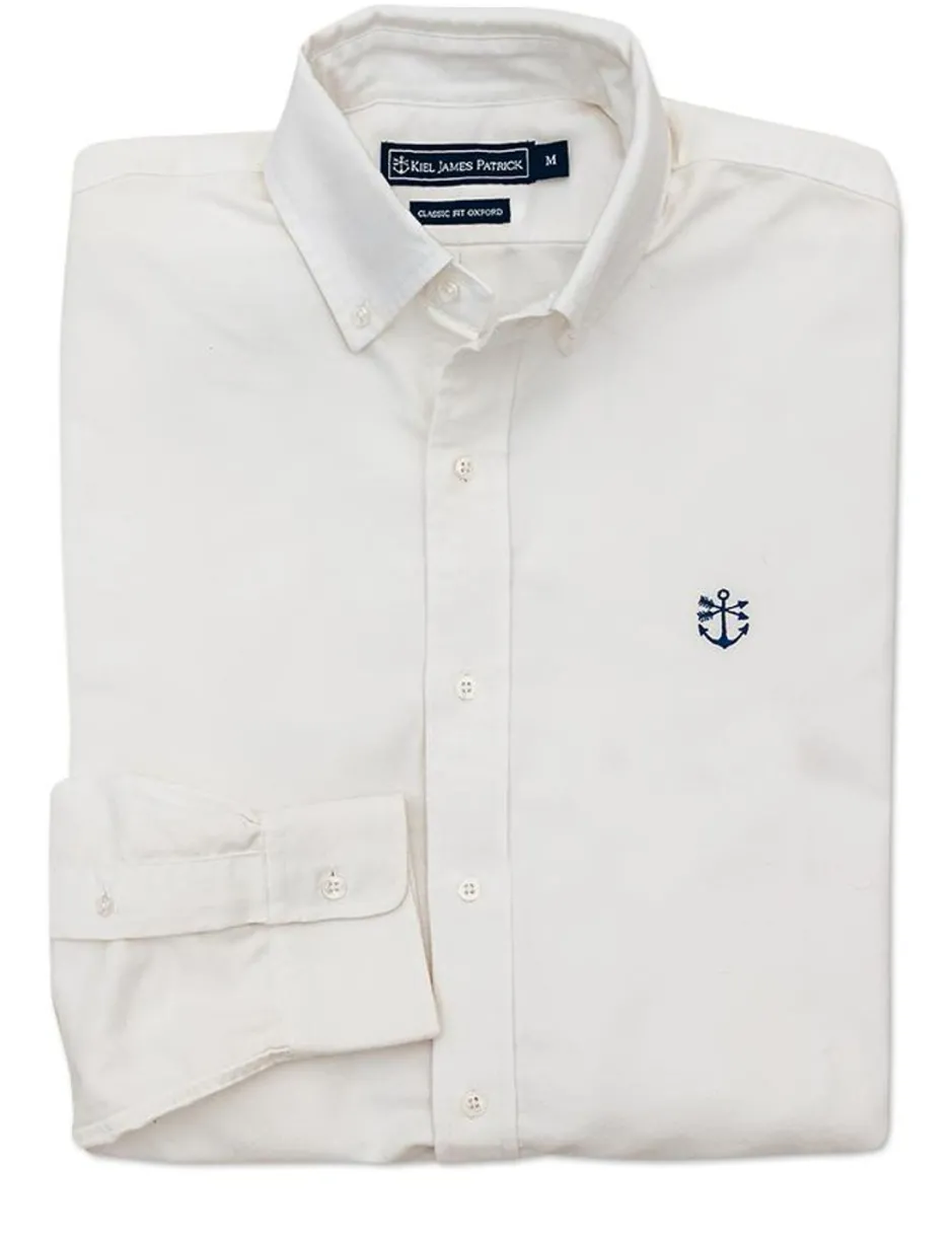 Shirts^Kiel James Patrick Hyannisport White Oxford