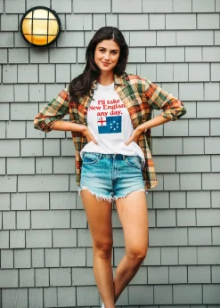 T-Shirts^Kiel James Patrick I'Ll Take New England Any Day Tee