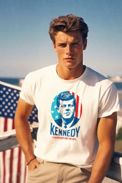 T-Shirts^Kiel James Patrick Kennedy Leadership For The 60'S T-Shirt