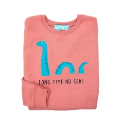 Sweatshirts^Kiel James Patrick Long Time No Sea Kids Crewneck- Mauve
