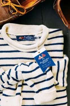 Sweaters^Kiel James Patrick Marina Striped Rollneck Sweater