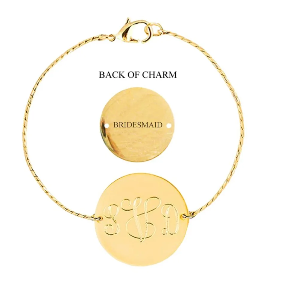 Wedding Gifts For Her^Kiel James Patrick Monogram Chain Wedding Bracelet