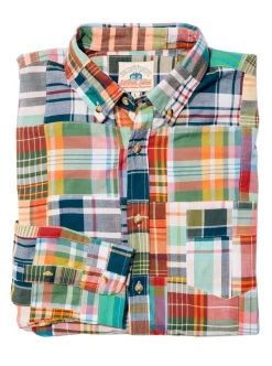 Shirts^Kiel James Patrick Montauk Patchwork Madras Shirt