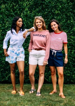 Shorts^Kiel James Patrick Newport Blues Linen Shorts