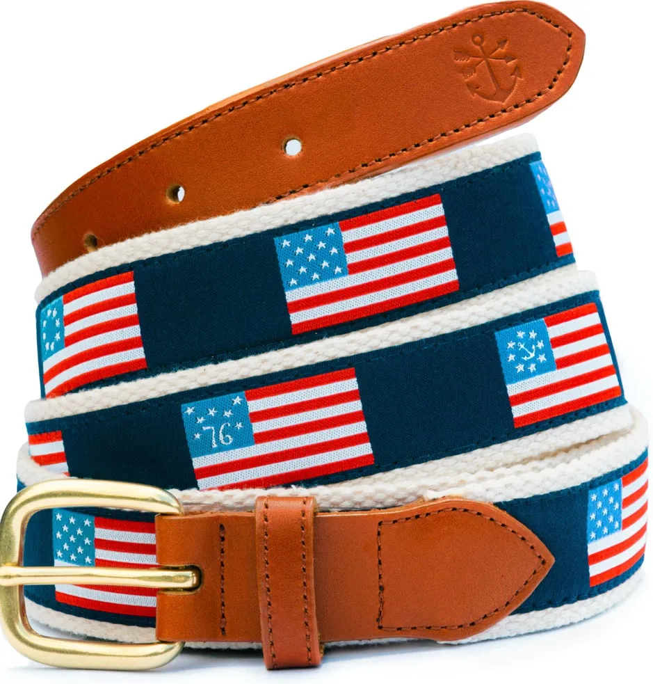 Men'S^Kiel James Patrick Old Glory Ribbon Belt