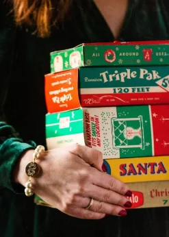 Monogrammed Jewelry^Kiel James Patrick Pearl Monogram Bracelet