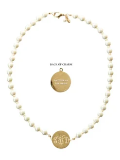 Wedding Gifts For Her^Kiel James Patrick Pearl Monogram Wedding Necklace