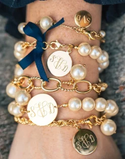 Monogrammed Jewelry^Kiel James Patrick Pearlfection Monogram Bracelet