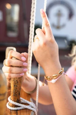 Rope Bracelets^Kiel James Patrick Pink Sands Pearl Knot