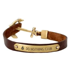 World Traveler'S Collection^Kiel James Patrick Sailor Tattoo Bracelet - Tan