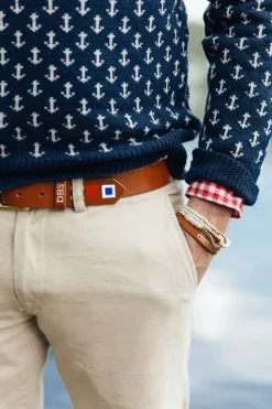 World Traveler'S Collection^Kiel James Patrick Sailor Tattoo Bracelet - Tan