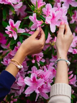 Rope Bracelets^Kiel James Patrick Sea Foam Pearl Knot