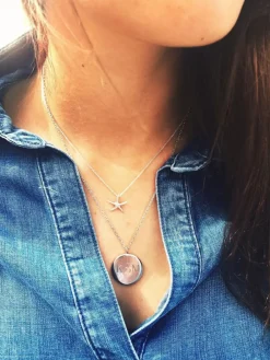 Class Of 2024^Kiel James Patrick Silver Class Of 2024 Monogram Pendant