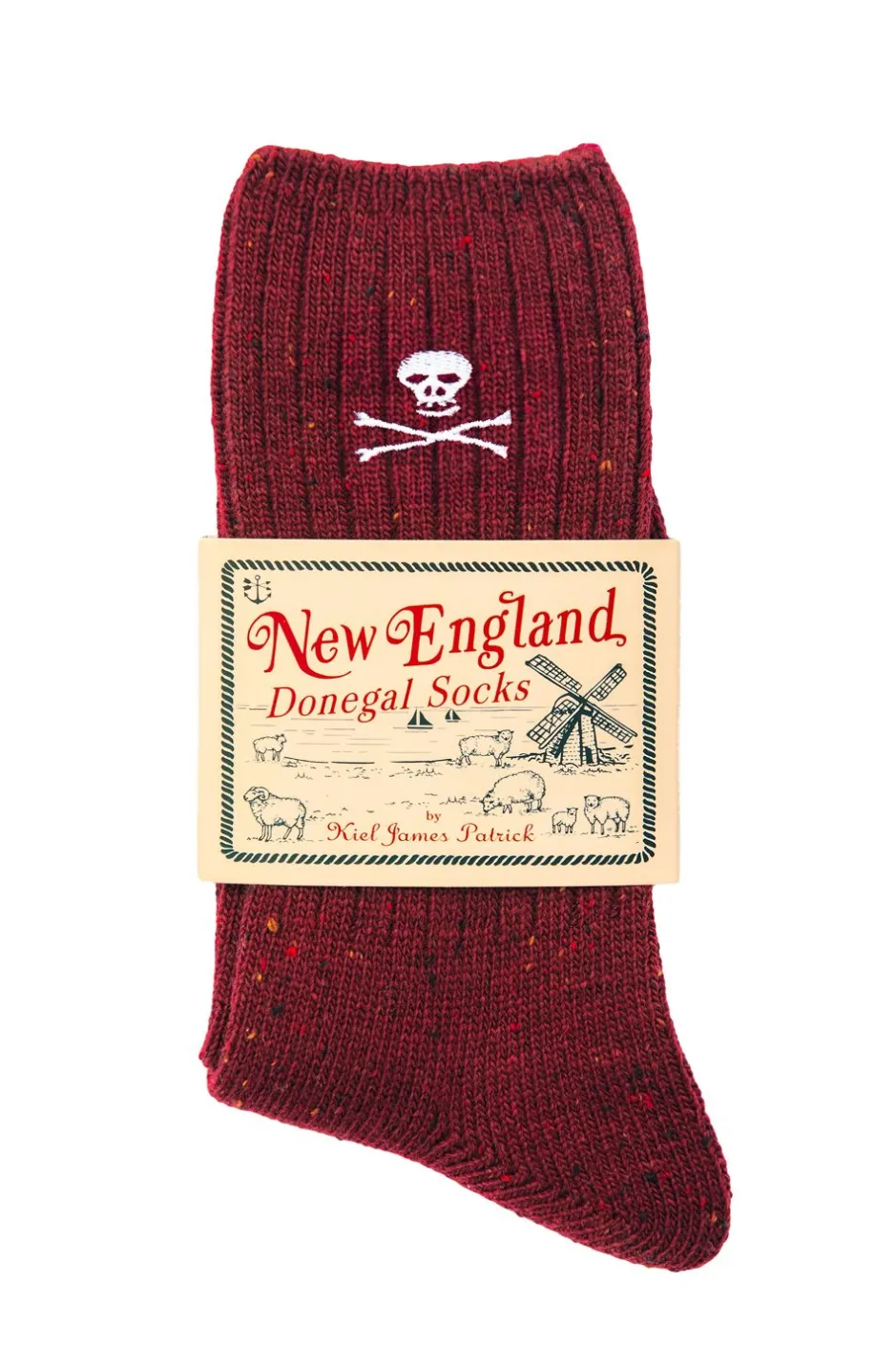 Socks^Kiel James Patrick Skull & Bones Donegal Socks