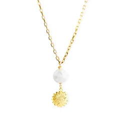 Necklaces^Kiel James Patrick Sunflower Pearl Drop Necklace