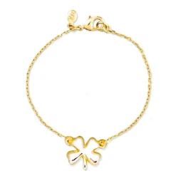 Bracelets And Bangles^Kiel James Patrick The Gold Four Leaf Clover Bracelet