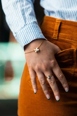 Bracelets And Bangles^Kiel James Patrick The Gold Four Leaf Clover Bracelet