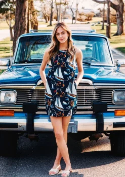 Dresses^Kiel James Patrick The New England Mariner Shift Dress