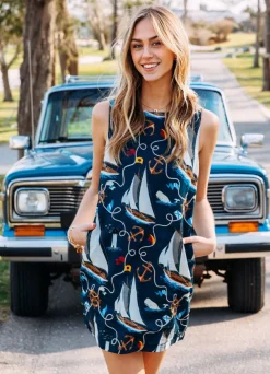 Dresses^Kiel James Patrick The New England Mariner Shift Dress