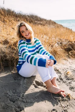 Sweaters^Kiel James Patrick The Ocean Lagoon Striped Sweater