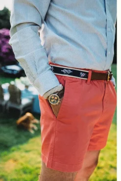 Shorts^Kiel James Patrick The Shoreline Chino Short- Salmon