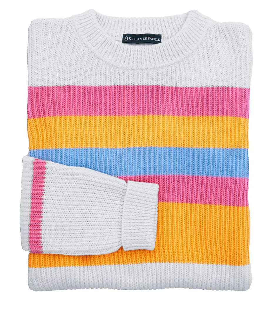 Sweaters^Kiel James Patrick The Sunset Striped Sweater