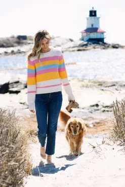 Sweaters^Kiel James Patrick The Sunset Striped Sweater