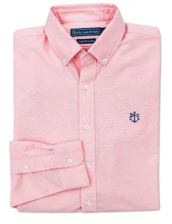 Shirts^Kiel James Patrick Vineyard Pink Oxford