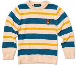 Sweaters^Kiel James Patrick Wilderness Beaver Striped Kids Sweater