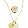 Class Of 2024^Kiel James Patrick World'S Your Oyster Gold Necklace --Class Of 2024
