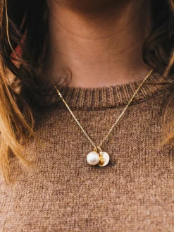 Class Of 2024^Kiel James Patrick World'S Your Oyster Gold Necklace --Class Of 2024